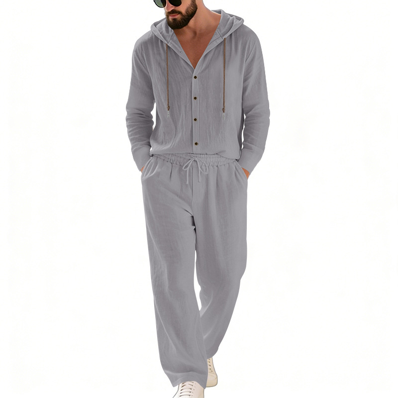 Herren Leinen Freizeitanzug, K – Linen Shirt Summer Bewertung und Preis