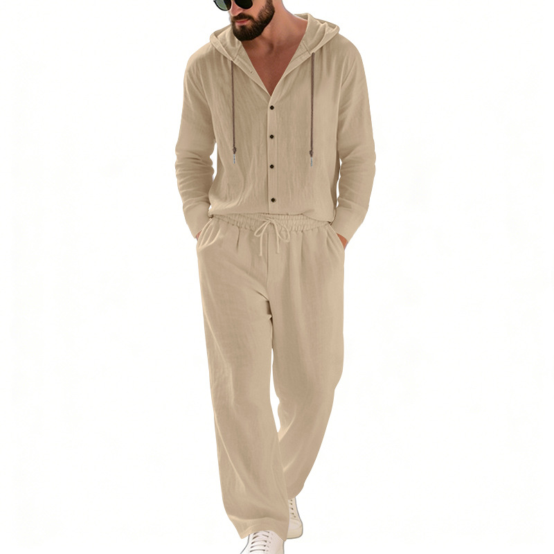 Herren Leinen Freizeitanzug, K – Linen Shirt Summer Bewertung und Preis