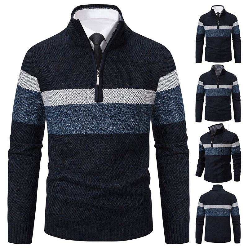 Herren Winterpullover Rollkrag – Men'S Fashion Zip Sweater Bewertung und Preis