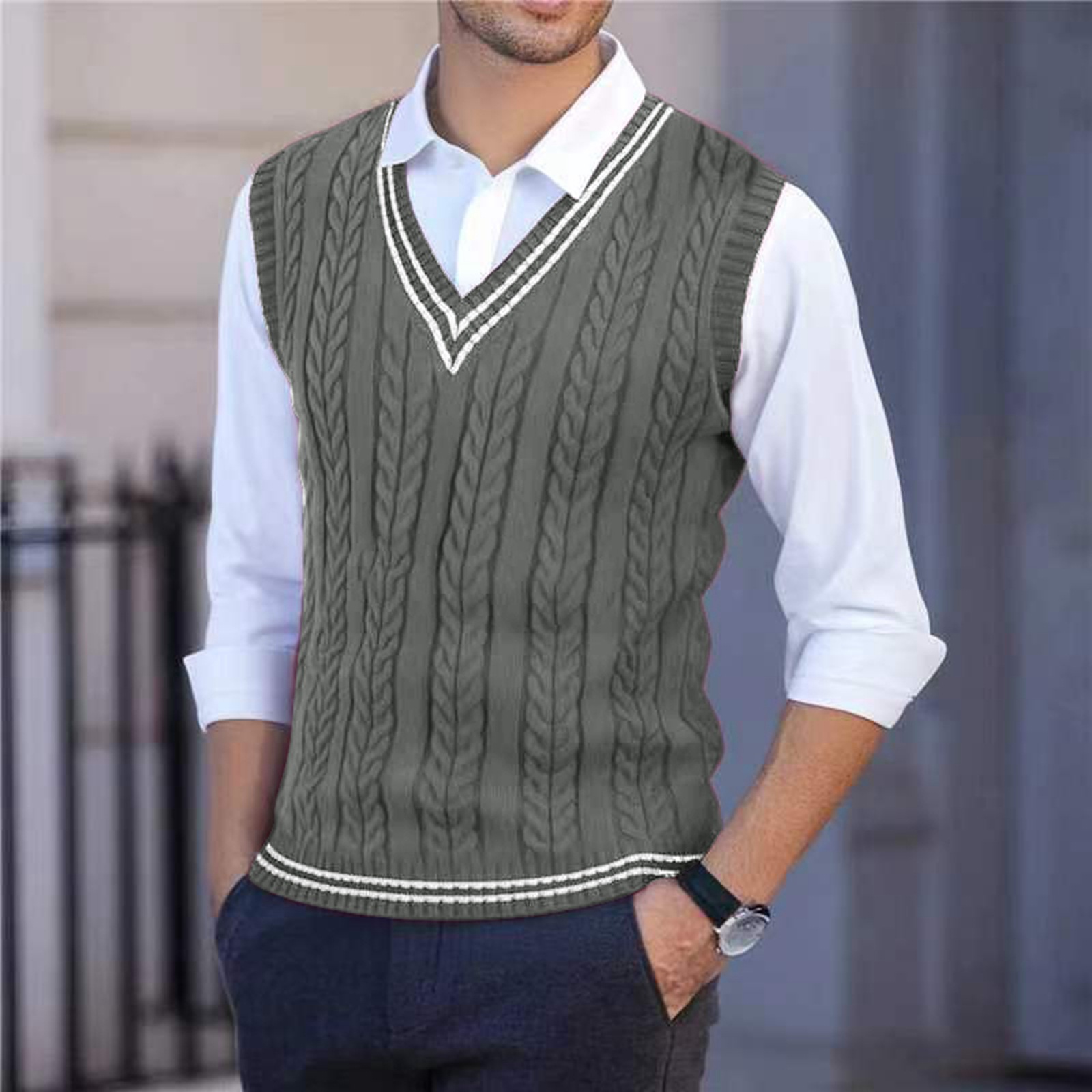 2026 Herren Strickpullover mit – Mens Fashion Jumpers Bewertung und Preis